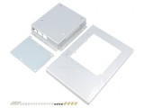 Carcasă pentru afișaj aluminiu neagră