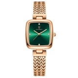 Cumpara ieftin Ceas de dama Poedagar CS1913, otel inoxidabil, rose gold, cadran verde
