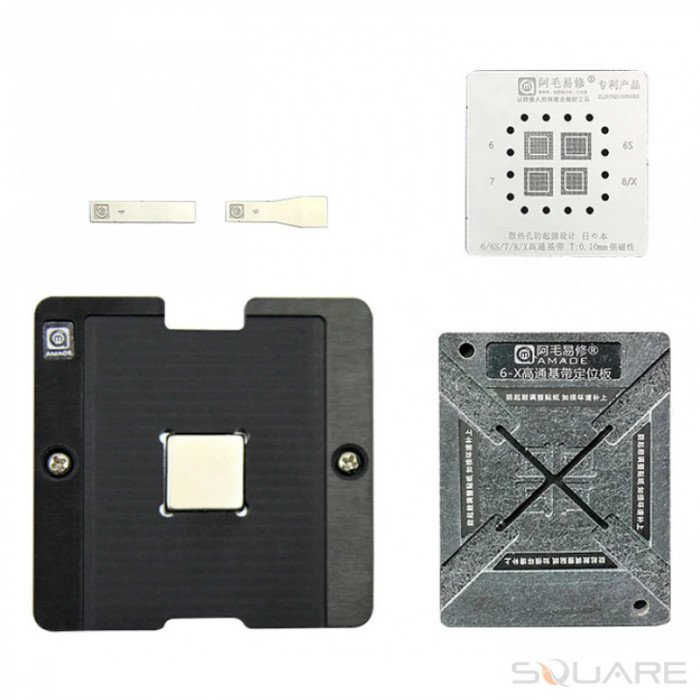 BGA Reballing AMAOE Magnetic Reballing Kit With BGA Stencil Platform for iPhone 6-X