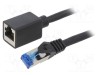 Prelungitor RJ45 S/FTP 6a LOGILINK LSZH negru 3m 26AWG