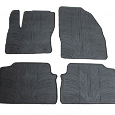 Set covorase auto din cauciuc Ford C-Max 2003-2009, Ford Kuga 2008-2011, Negru, Gledring, 4 buc.