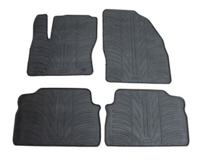 Set covorase auto din cauciuc Ford C-Max 2003-2009, Ford Kuga 2008-2011, Negru, Gledring, 4 buc. foto