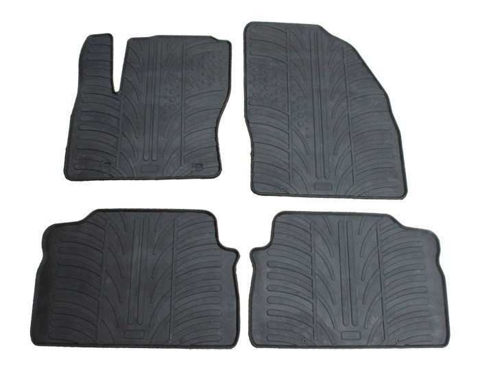 Set covorase auto din cauciuc Ford C-Max 2003-2009, Ford Kuga 2008-2011, Negru, Gledring, 4 buc.