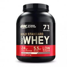 Proteine din zer 100% Whey Gold Standard aroma de biscuiti cu crema, 2.27kg, Optimum Nutrition