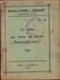 HST C1858 Ce este și ce vrea Asociațiunea? LIPSĂ COPERTA SPATE!!!