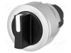 Comutator rotativ 30mm EAO Poz.i stabil 1 negru fără IP65