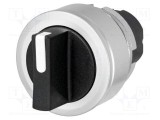 Comutator rotativ 30mm EAO Poz.i stabil 1 negru fără IP65
