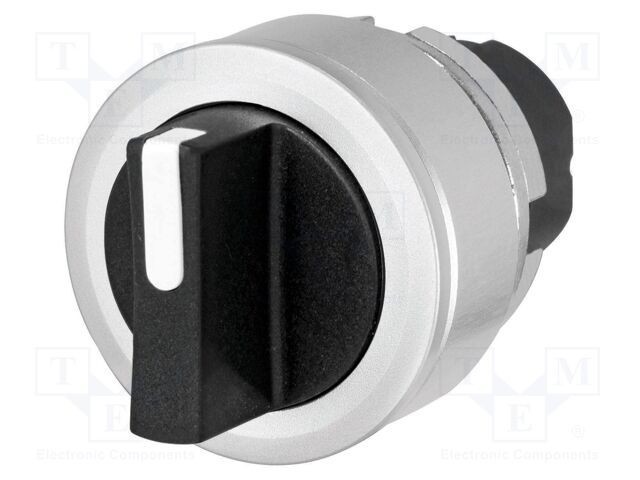 Comutator rotativ 30mm EAO Poz.i stabil 1 negru fără IP65