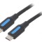 Cablu USB-C 2.0 Negru 1m 480Mbps