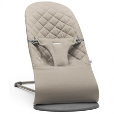 Balansoar Ergonomic BabyBjorn Bliss Bumbac Sand Grey foto