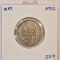 269, Liban, Lebanon, 50 Qirshā/ Piastres, 1952, KM#17, argint, buna