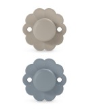 Suavinex Set 2 Suzete Fiziologice Wonderland Butterfly 6-18 Luni Gri SX PRO Silicon BPA Free