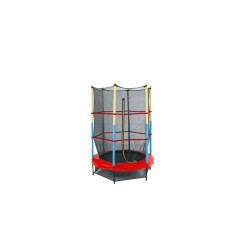 Trambulina cu plasa de siguranta, diametru 139cm, inaltime 182cm, destinat copiilor, utilizare in aer liber