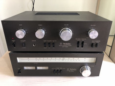 Technics Amplificator SU-7100K Tuner ST-7300K Statie Radio Vintage Rar foto