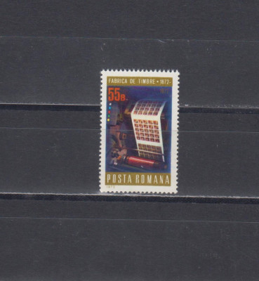 M1 TX4 2 - 1972 - Centenarul fabricii de timbre foto