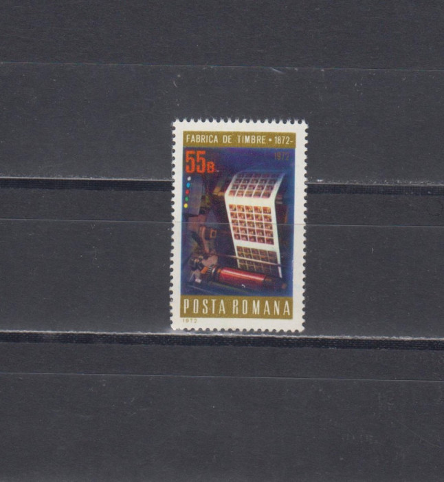 M1 TX4 2 - 1972 - Centenarul fabricii de timbre