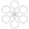 Inele Elastice Pentru Momeala Delphin Baitfix, Marime L, 10mm, 30buc/pac