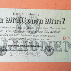 10 Milioane Marci 1923 - 10.000.000 Bancnota veche Germania