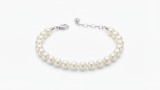 Cumpara ieftin Bratara din Argint 925 cu sirag de Perle Albe Timeless Elegance, 17 cm + 3 cm