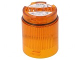 Semnalizator LED Portocaliu 24VDC IP65 &Oslash;50x69mm