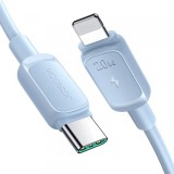 Cablu Date Incarcare USB-C Lightning Joyroom S-A14 20W 1.2m Albastru compatibil Apple