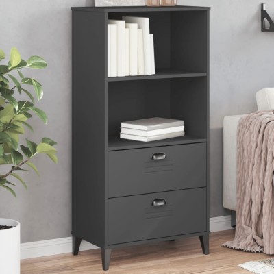 vidaXL Bibliotecă &amp;bdquo;VIKEN&amp;rdquo;, gri antracit, 60x35x123 cm, lemn prelucrat 374949 foto