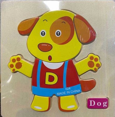 Puzzle Incastru caine 6 piese foto