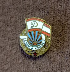 Insigna fotbal - DINAMO BUCURESTI (&quot;Tanarul Dinamovist&quot;)