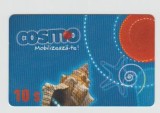 bnk card Romania - Cosmorom - Cosmo Mobilizează-te! 10$ - Col:RO-CRM-REF-0003A