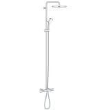 Sistem cada dus cu baterie termostatata, crom lucios, Grohe Tempesta Cosmopolitan 250