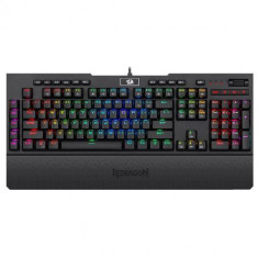 Tastatura Gaming Mecanica Redragon Brahma, USB, iluminare RGB (Negru)