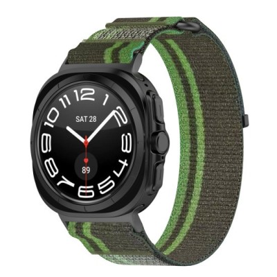 Curea pentru Samsung Galaxy Watch Ultra&amp;nbsp;47mm - Techsuit Watchband (W054) - Green / Gray foto