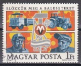 Ungaria 1986 - Pentru prevenirea accidentelor, Stampilat