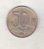 Bnk mnd Romania 50 lei 1992 , varianta 1 - cifre subtiri , 9 rotunjit