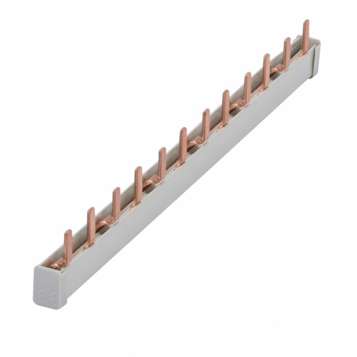Bareta de alimentare 2P busbar pin 12M 63A Gewiss GW96985