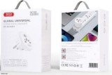 Adaptor Priza Universala XO WL23 2500W 250V EU/USA/AUS/UK cu protectie scurtcircuit si socuri copii