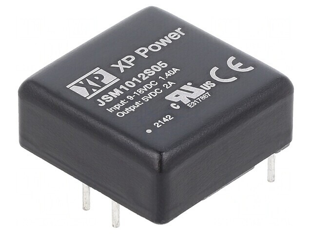 Convertor DC/DC 10W 9-18V la 5V 2A THT JSM1012S05