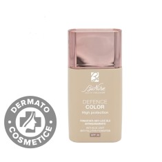 Fond de ten SPF 30 anti-lumina albastra si poluare 302 Creme Defence Color High Protection, 30ml, Bionike