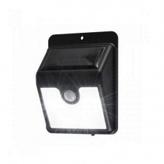 Reflector LED cu panou solar, cu senzor de miscare Home FLP 1 Solar, 4 leduri Mania Tools foto