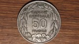 Camerun - moneda de colectie comemorativa - 50 franci / francs 1960 - Independenta - calitate impecabila !