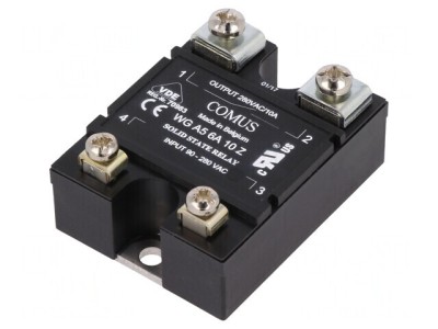 Releu Semiconductor 1-Fazat 10A 24-280VAC foto