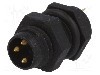 Conector M8, 3 pini, clasa etanseitate IP67, AMPHENOL - LTW8P-03PMMS-SF7001