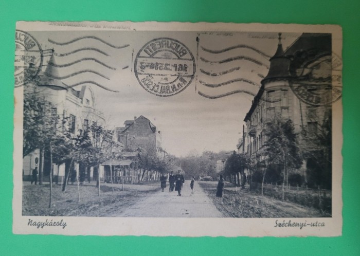 Carte poștală Satu Mare (Carei) circulație 1951