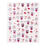 Abtibild Unghii SensoPRO Milano - Teddy Romance