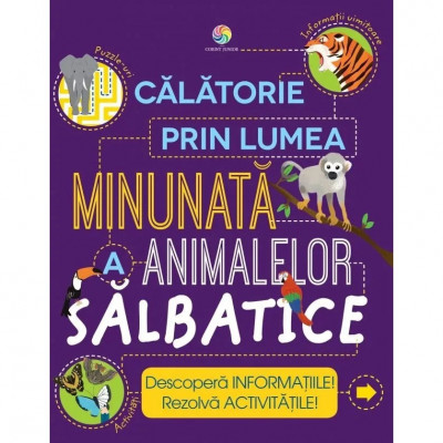 Calatorie in lumea minunata a animalelor salbatice PlayLearn Toys foto