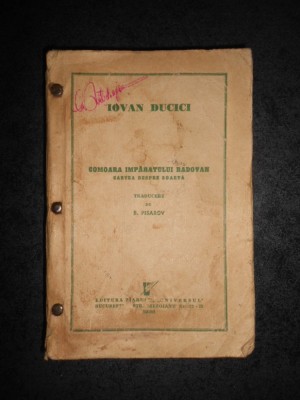 IOVAN TUDICI - COMOARA IMPARATULUI RADOVAN (1938) foto