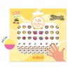 Stickere Unghii Djeco, Model Variat, 120 Buc, Fete 4-8 Ani, Multicolor, Jucarii Moda Infrumusetare
