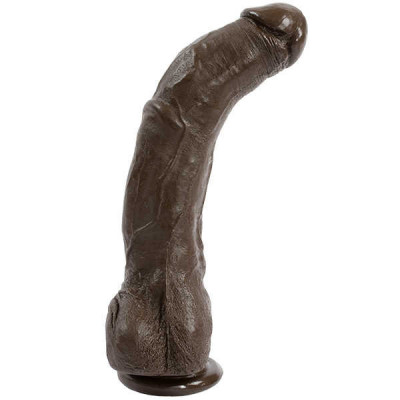 Dildo Realist Black Thunder FirmSkyn Vac-U-Lock 29 cm foto