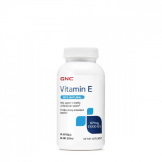 Vitamina E naturala 1000 UI, 60 capsule, GNC