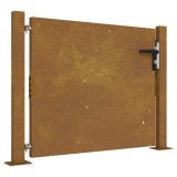 Cumpara ieftin Poarta pentru gradina, 105x105 cm, otel corten